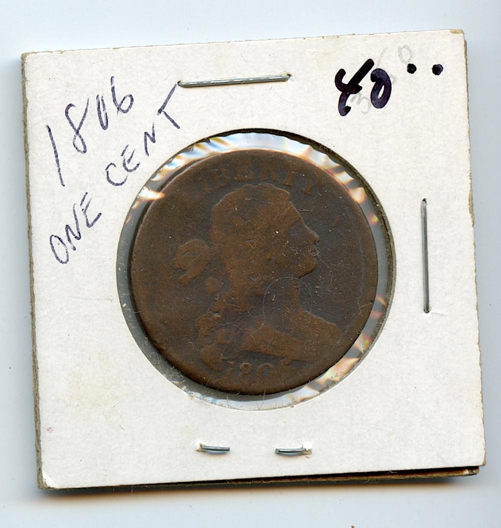 Collectors Coin 1806 One Cent