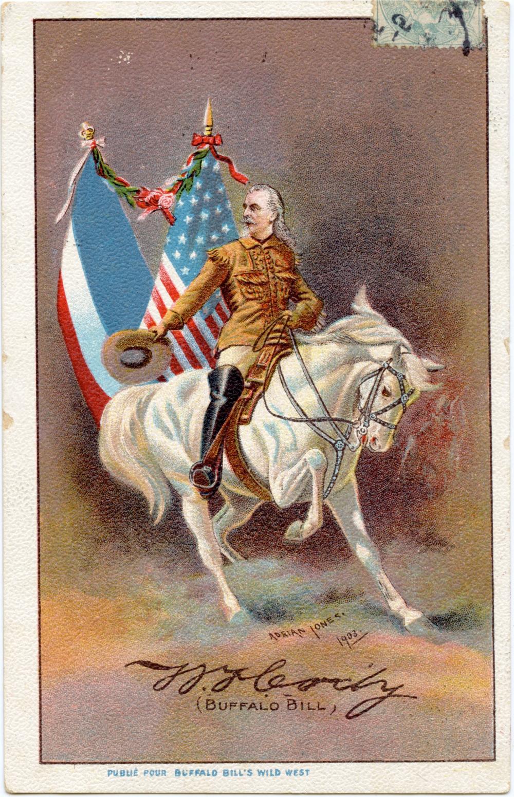 Antique Postcard Buffalo Bill