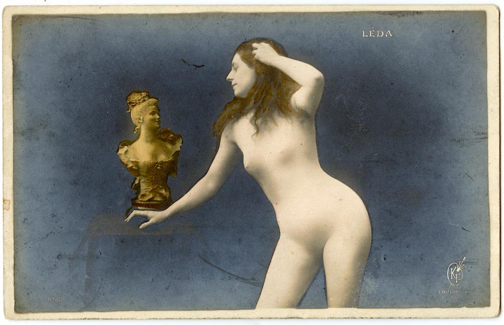 Vintage Original Real Photo Postcard Artistic Nude