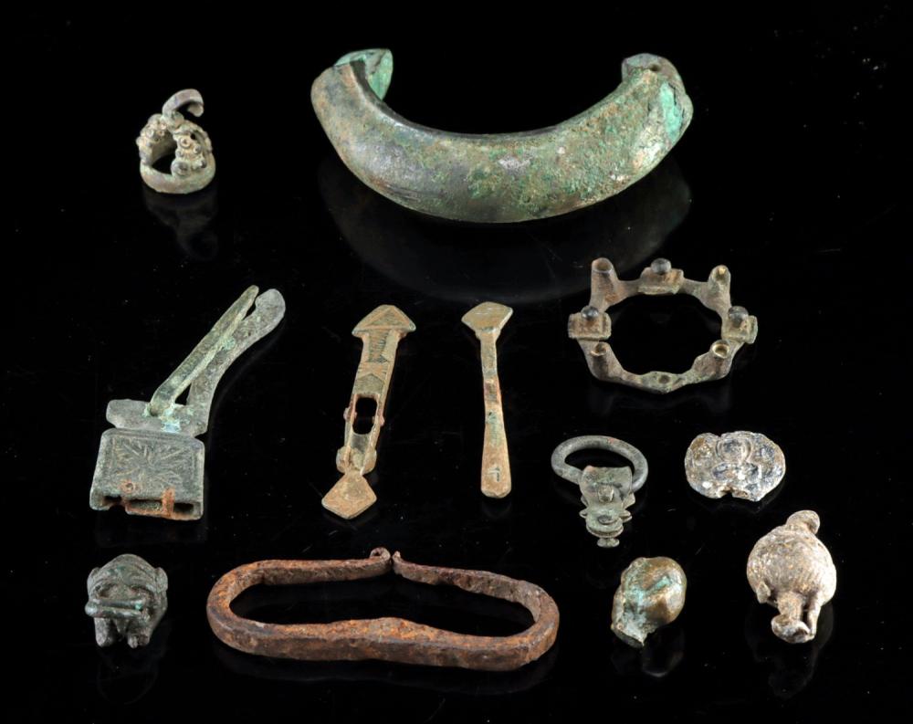 Ancient Roman Post-Medieval Bronze & Iron Artifacts