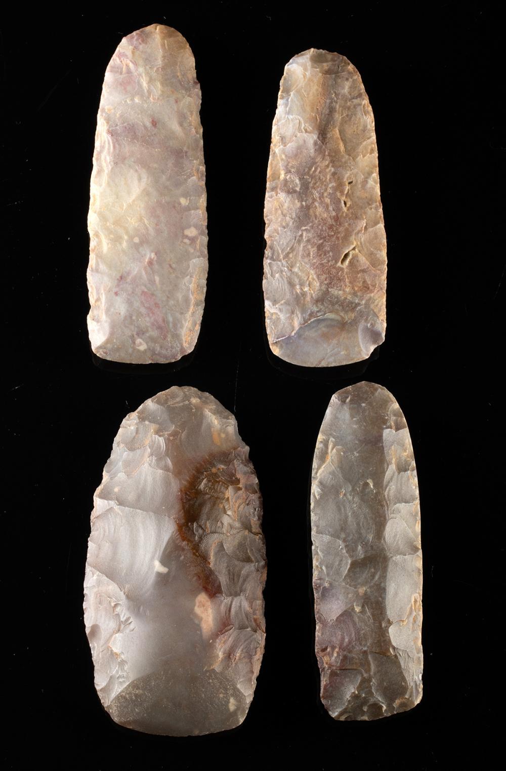 4 African Saharan Neolithic Flint Celts