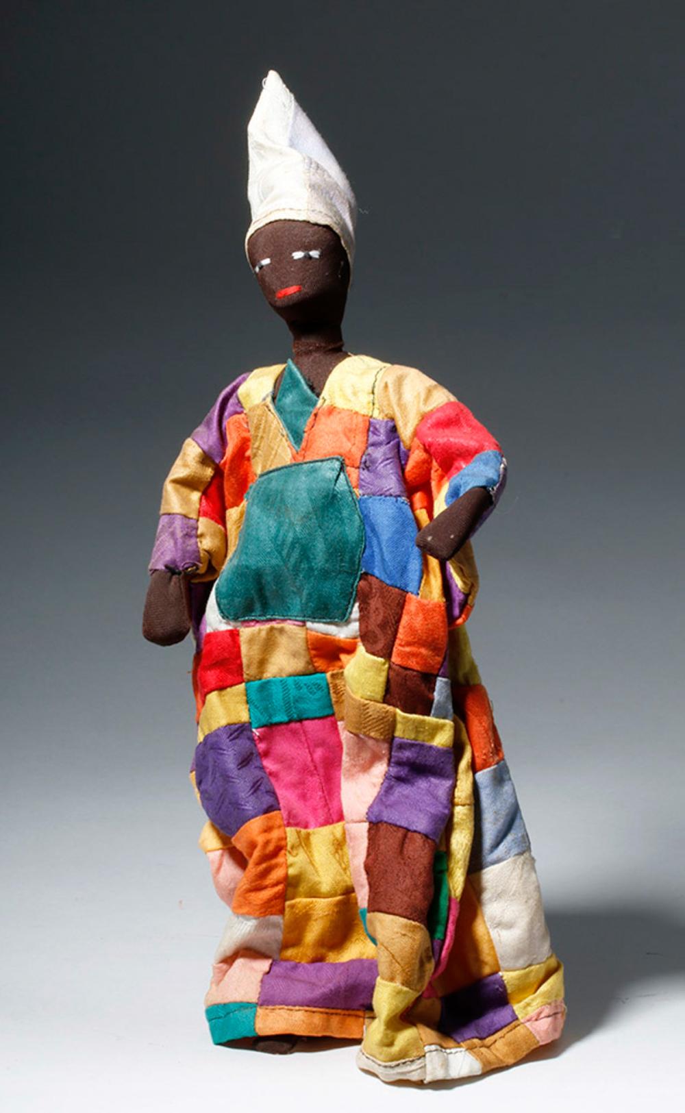 African Senegalese Textile Doll
