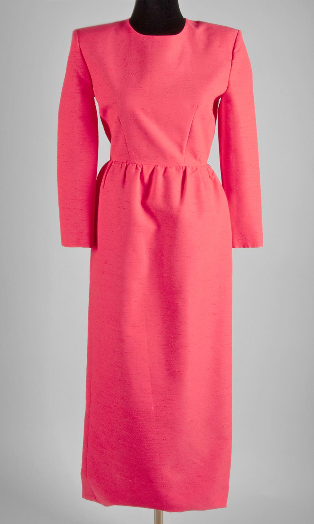 Gucci Alessandro Michele Dupioni Silk Midi Sheath Dress