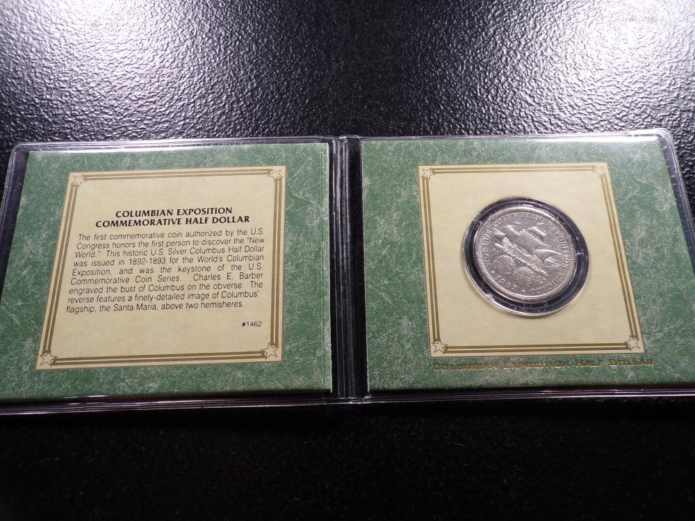 1893 Columbian Commemorative SILVER Half-Dollar
