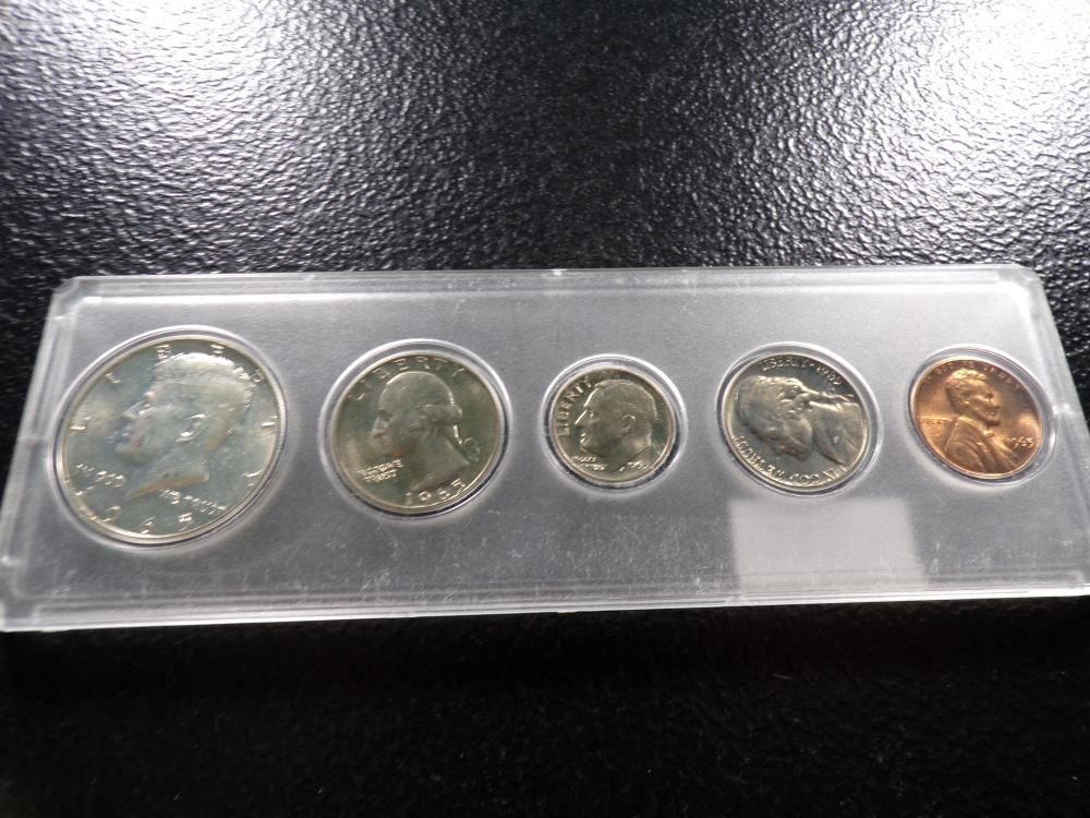 1965 Year Coin Set in Whitman Case