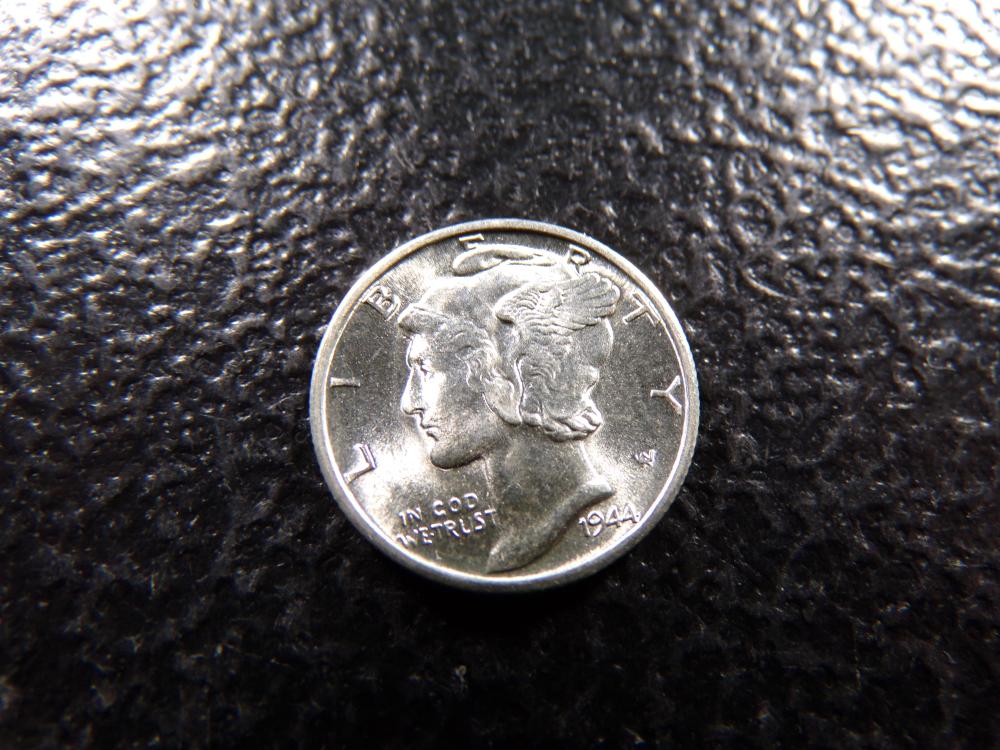 1944-D Mercury Dime - GEM UNC