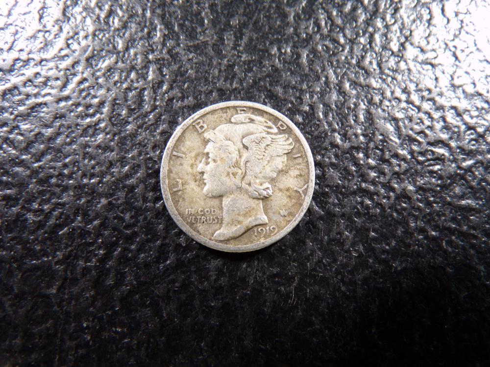 1919-D Mercury Dime - VF