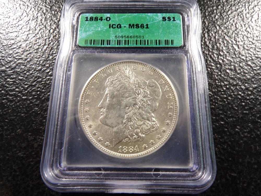 1884-O Morgan Silver Dollar... image