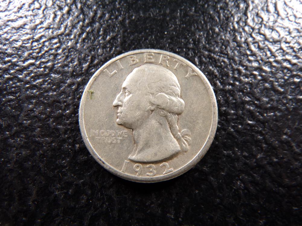 1932-D Washington Silver Quarter **KEY DATE - VF+**