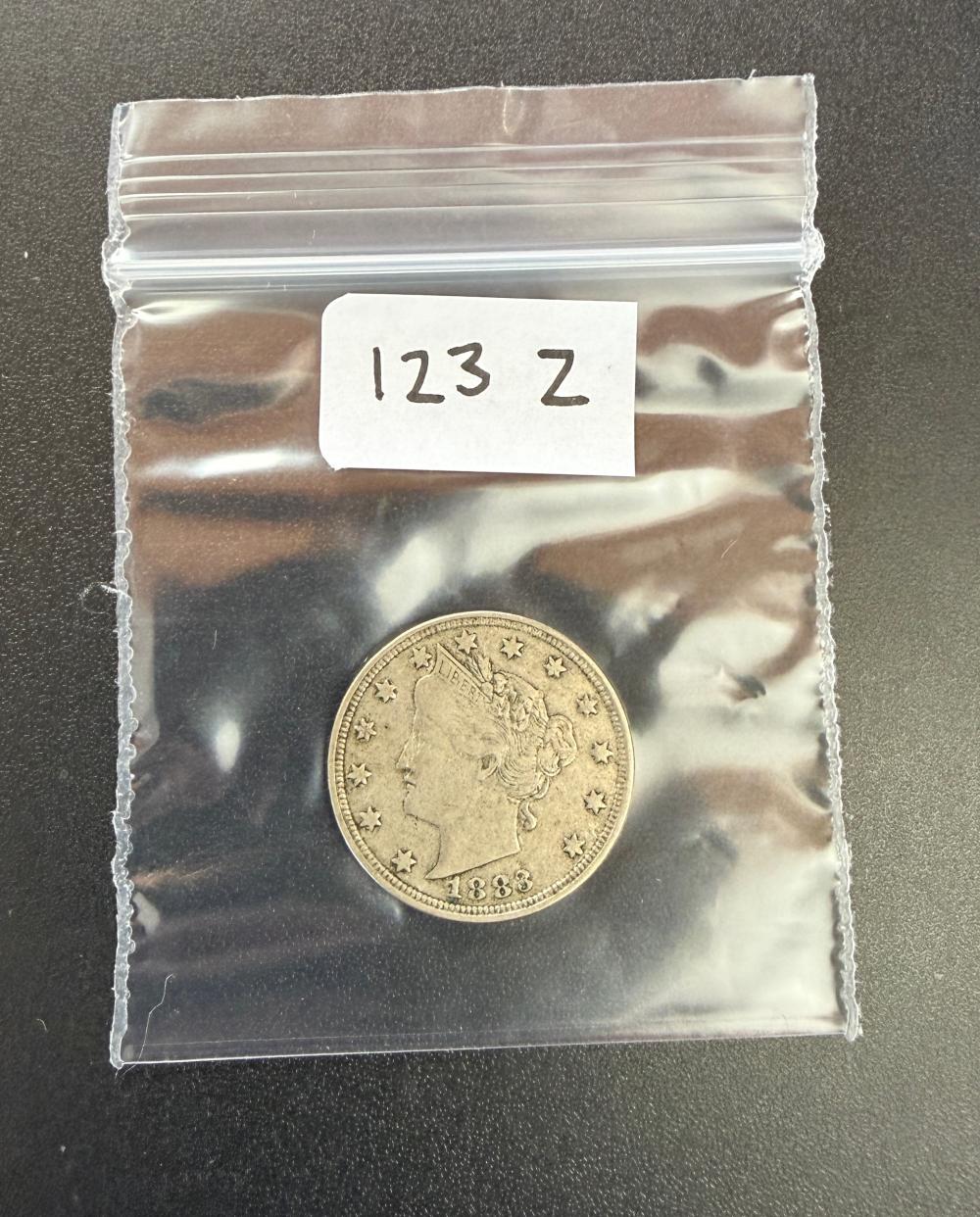 1883 (No CENTS) Liberty Nickel