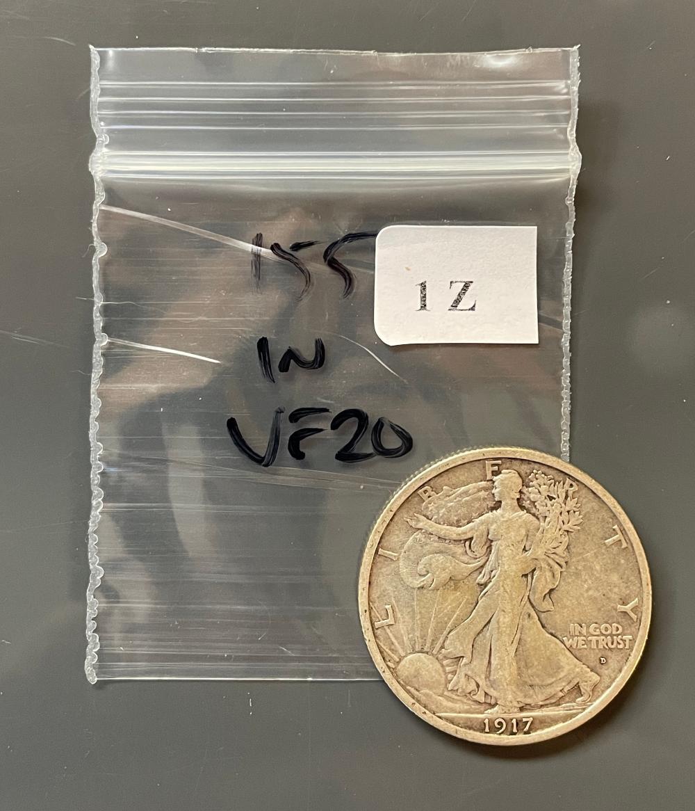 1917 D (Obv MM) Walking Lib... image