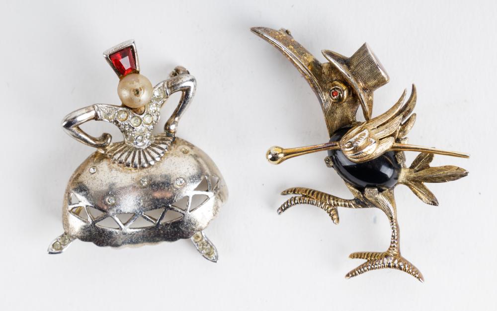 Rare Alfred Philippe Trifari Sterling Brooch