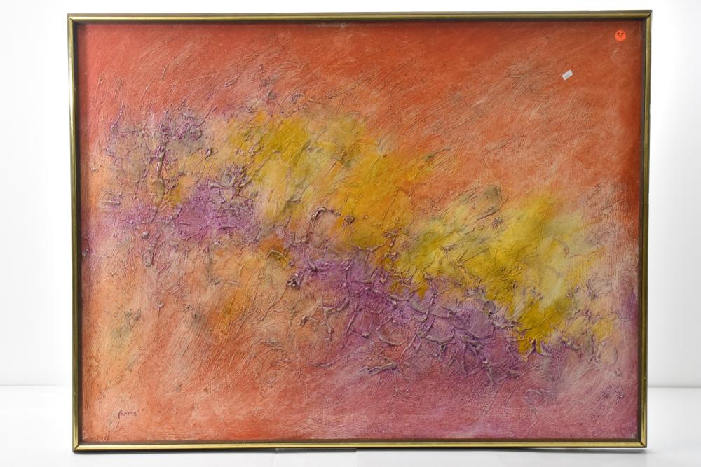 Abstract on Canvas Signed "Ferris"