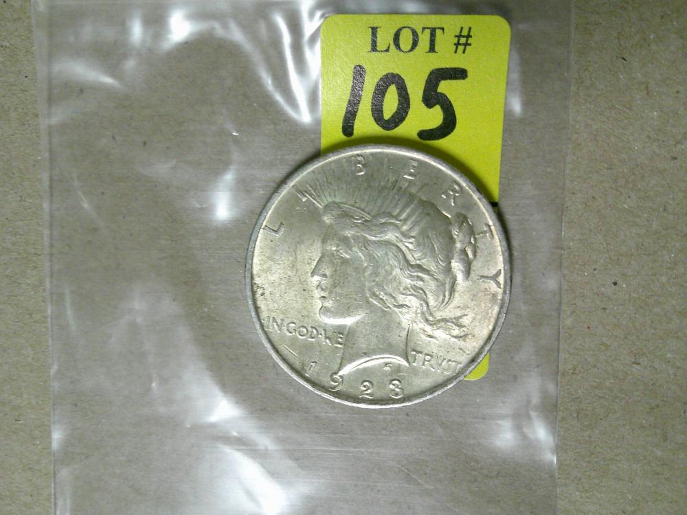 1923 Peace dollar - 90 percent silver
