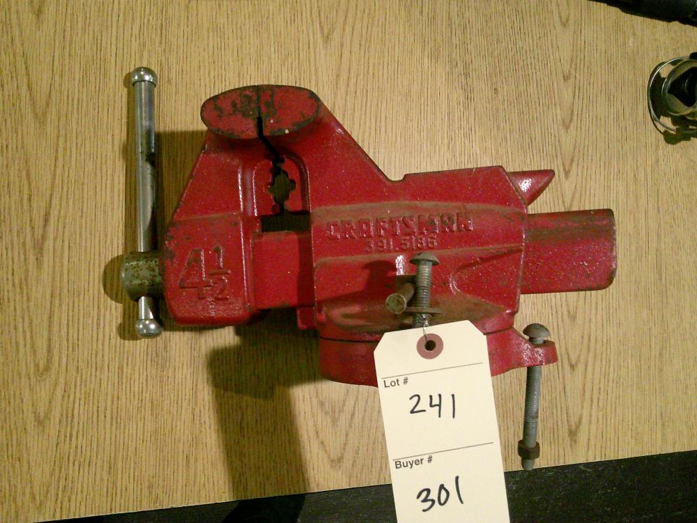 Craftsman 4 ½” bench vise