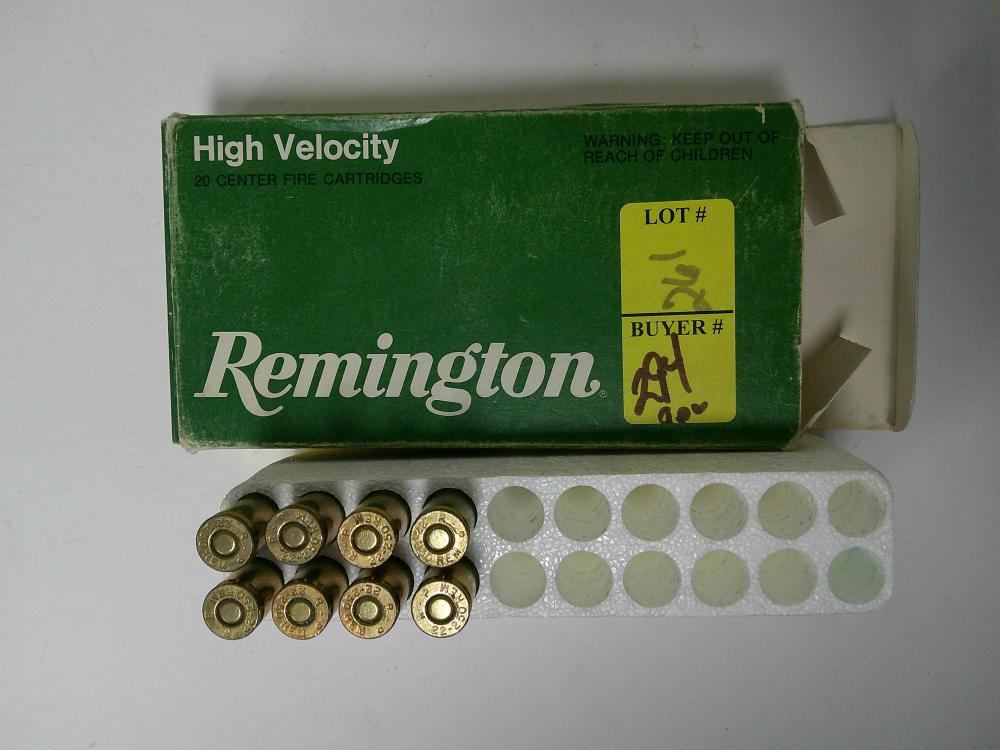 8 rounds of 22-250 Remington bullets – local pick up only