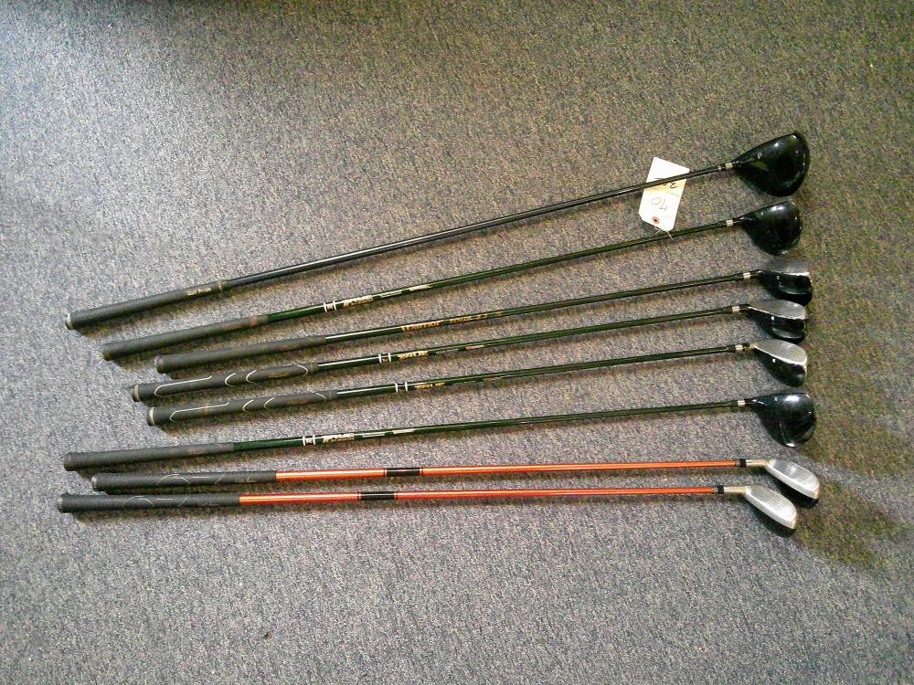 8 golf clubs