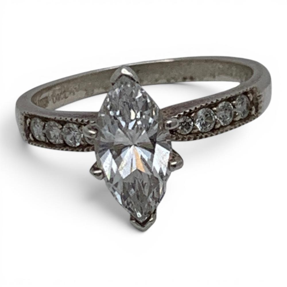Sterling Silver & Cubic Zirconia Ring