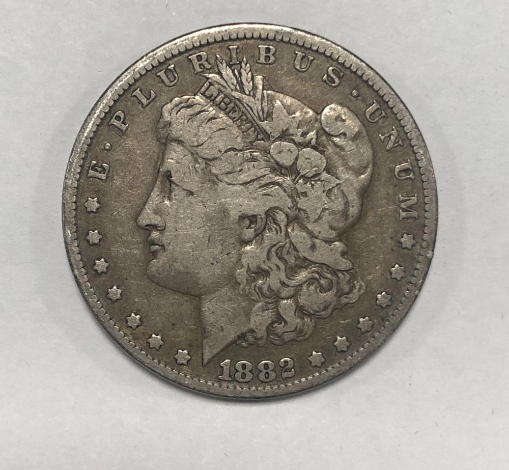 1882 Morgan Silver Dollar image