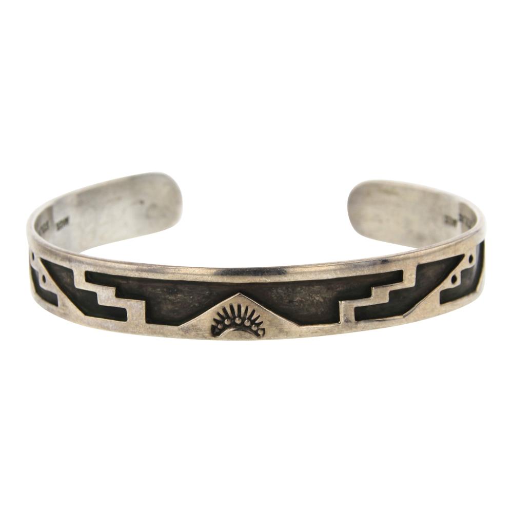 Akee Plain Silver Overlay Bracelet