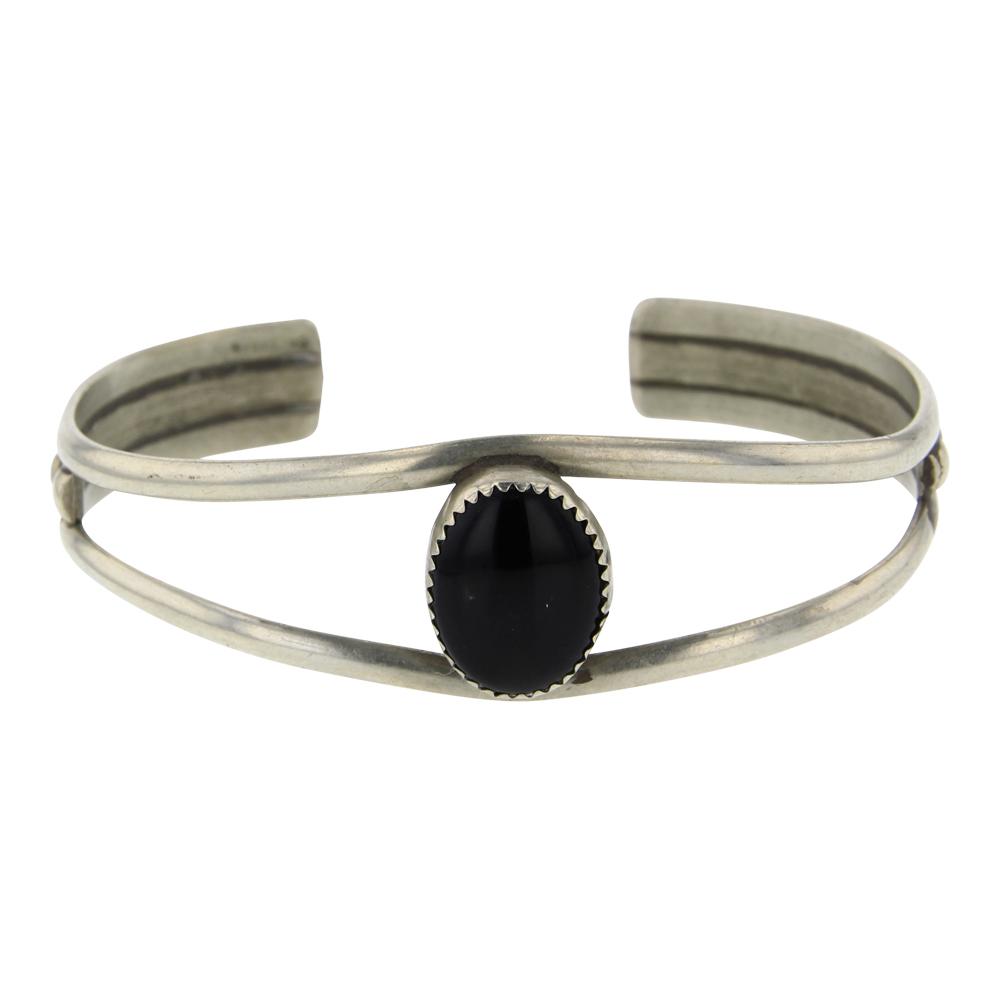 Black Onyx Navajo Bracelet