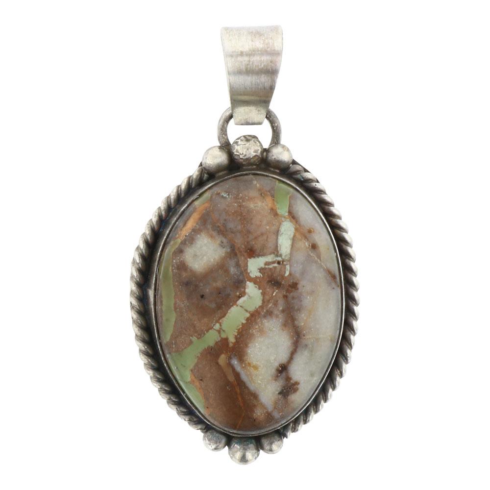 Skeets Boulder Turquoise Pendant