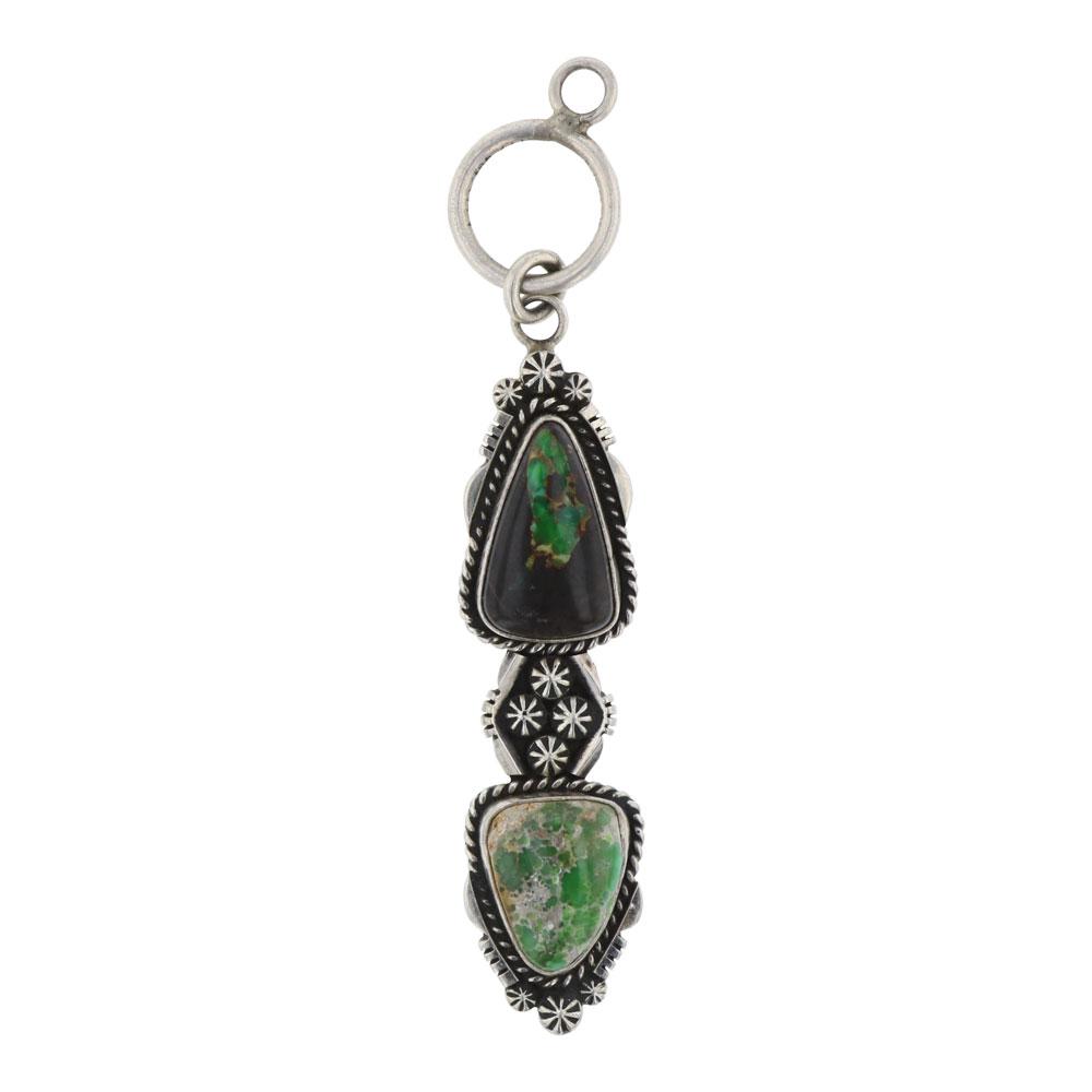 Paul Livingston Carrico Lake Turquoise Pendant Charm for Necklace