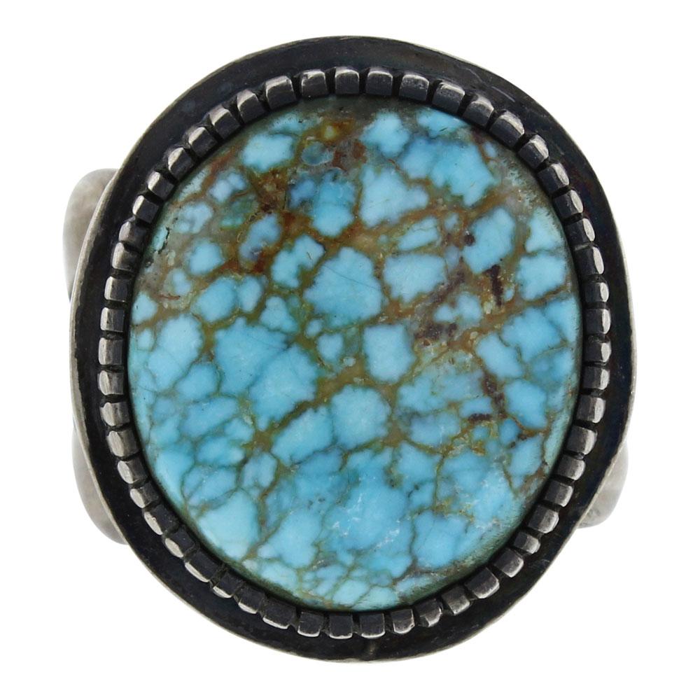 Benny Ramone Men's Number Eight Turquoise Ring