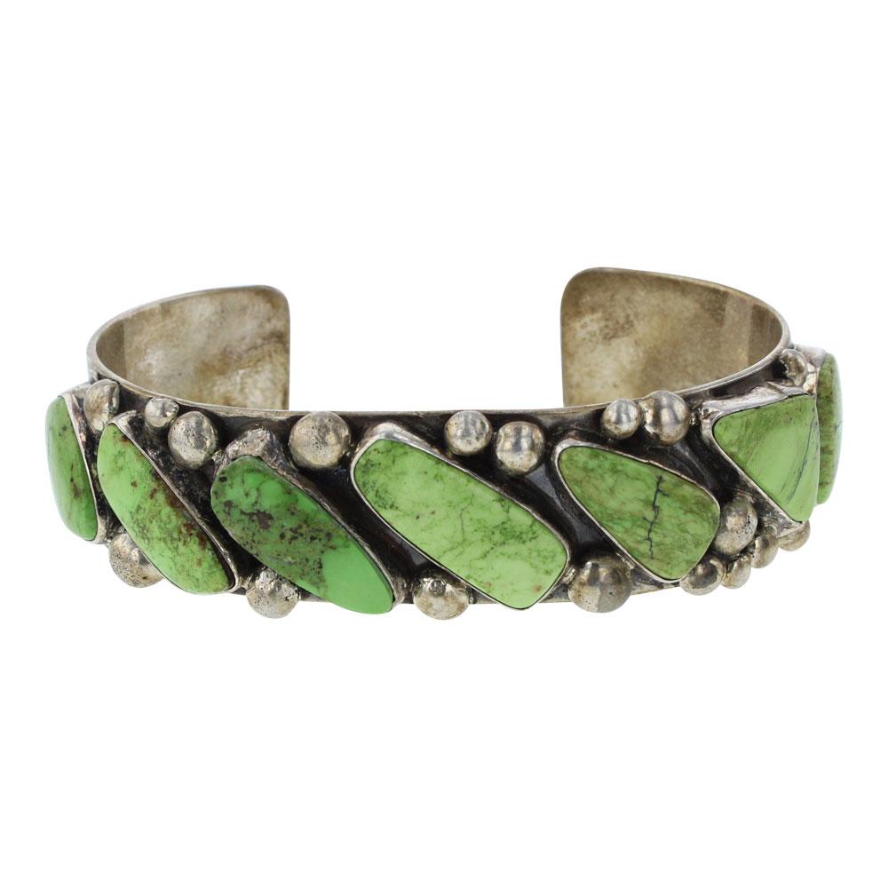 RT Vintage Gaspeite Wide Cuff Bracelet