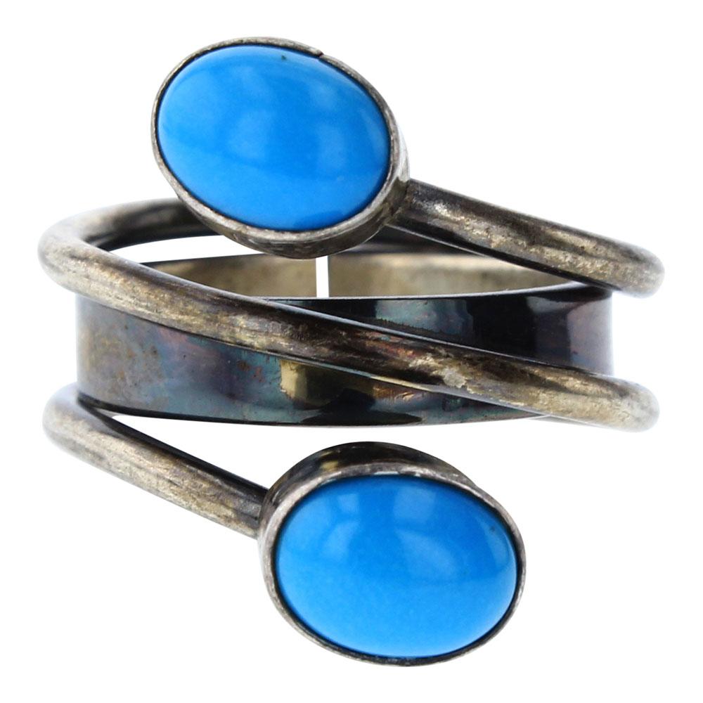 Sleeping Beauty Turquoise Vintage Contemporary Design Ring