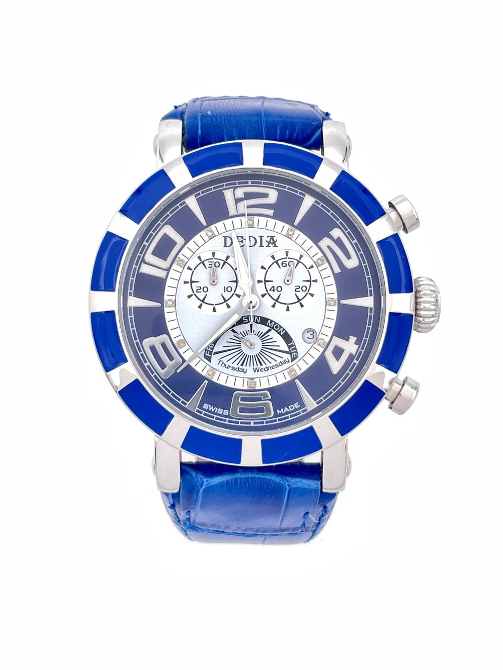 DEDIA BLUE CHRONOGRAPH MEN'S WATCH