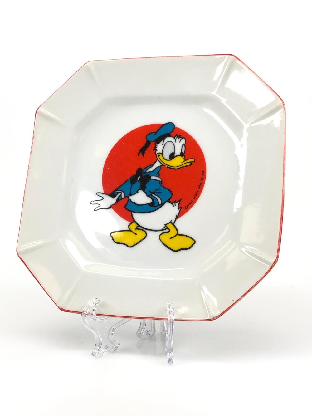 Vtg. Donald Duck Disney Productions Japan Plate
