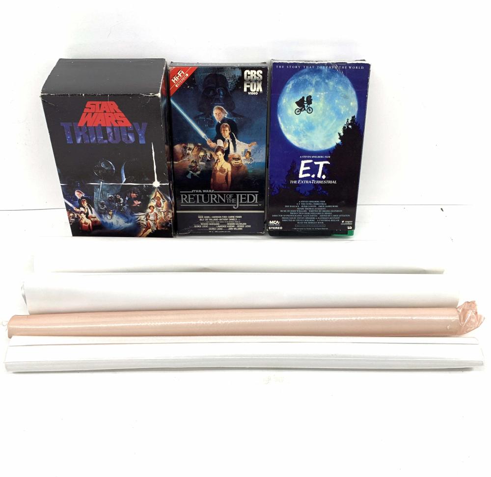 7pc Star Wars & ET Movies & Posters