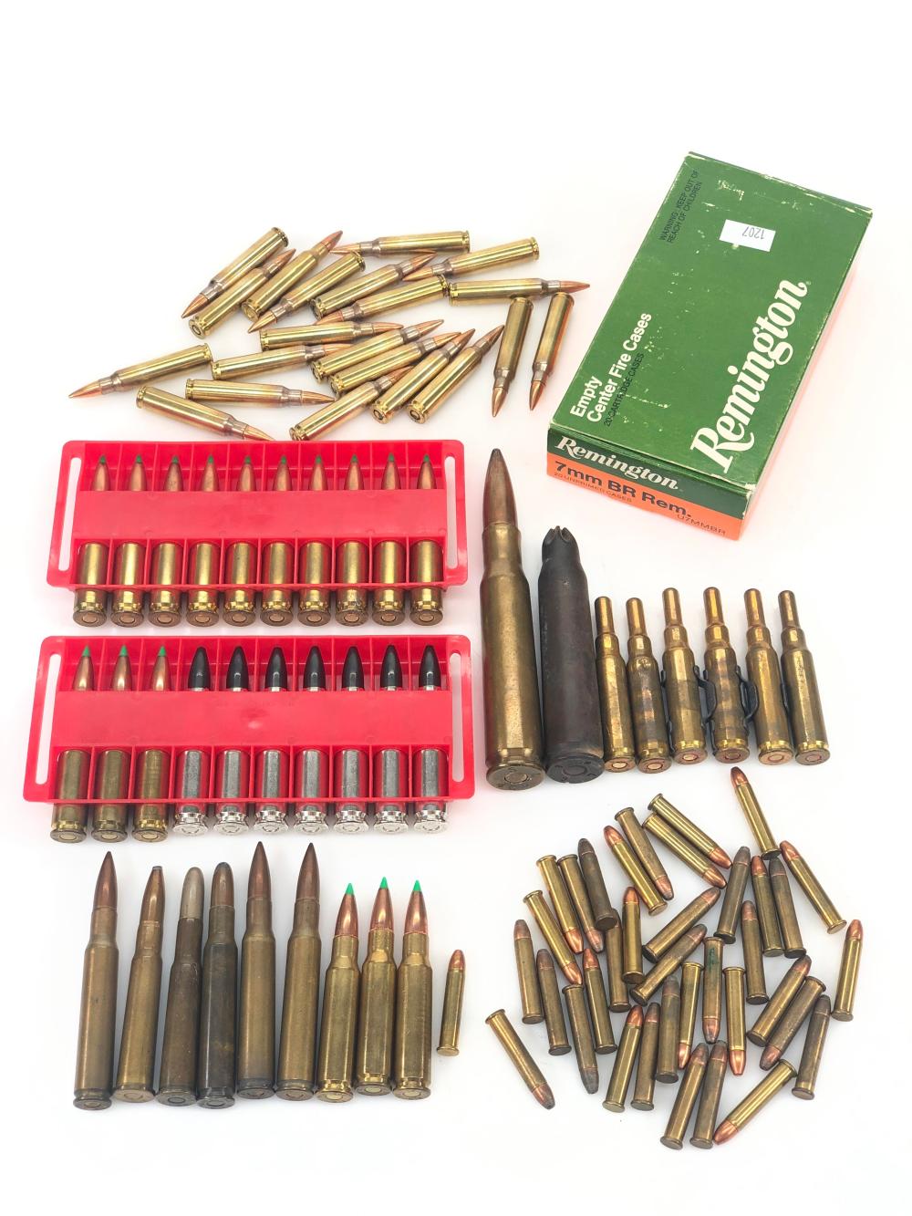 115 ROUNDS MISC ASSORTED RIFLE AMMO