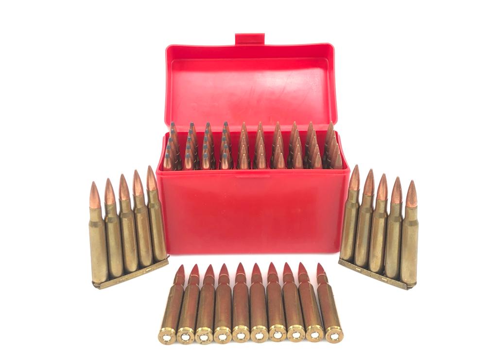 70 ROUNDS ASSORTED 30-06 RIFLE AMMO