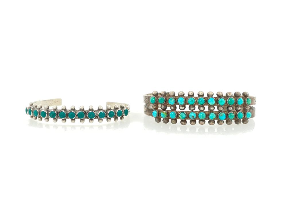 LOT OF 2 ZUNI STERLING SILV... image