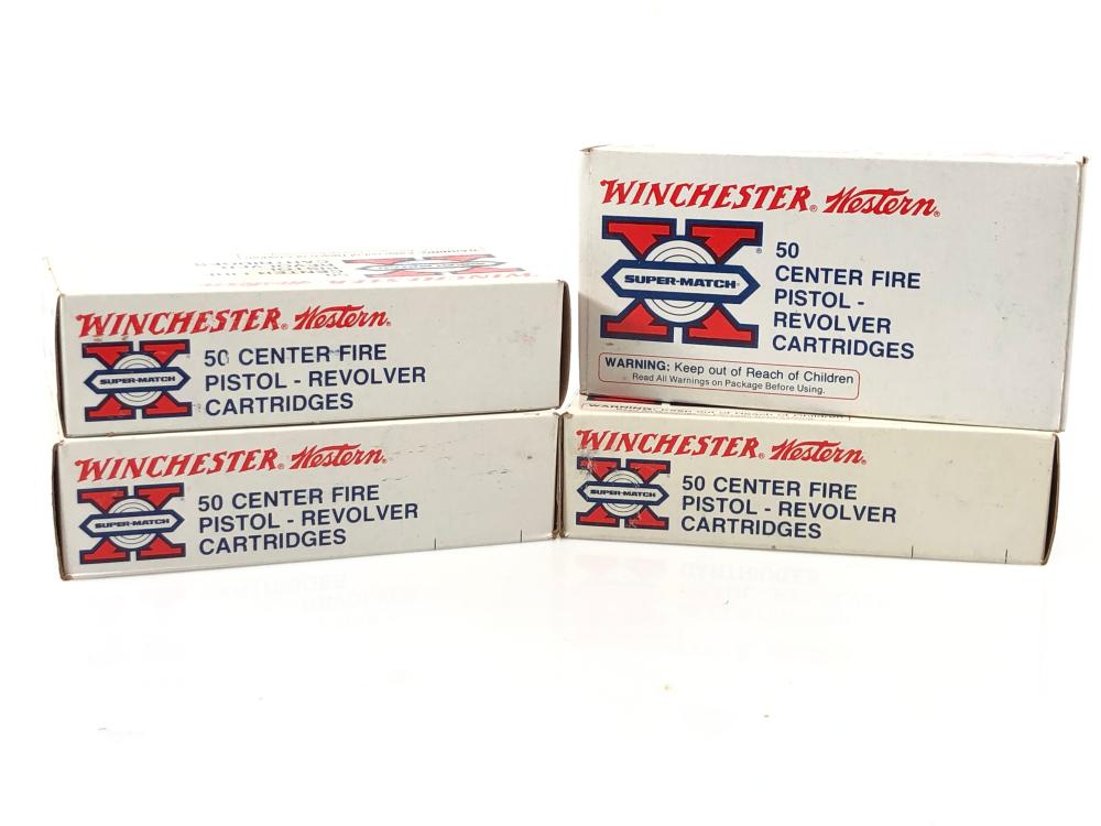 4 BOX 50 ROUND WINCHESTER 38 SPECIAL 148 GRAIN
