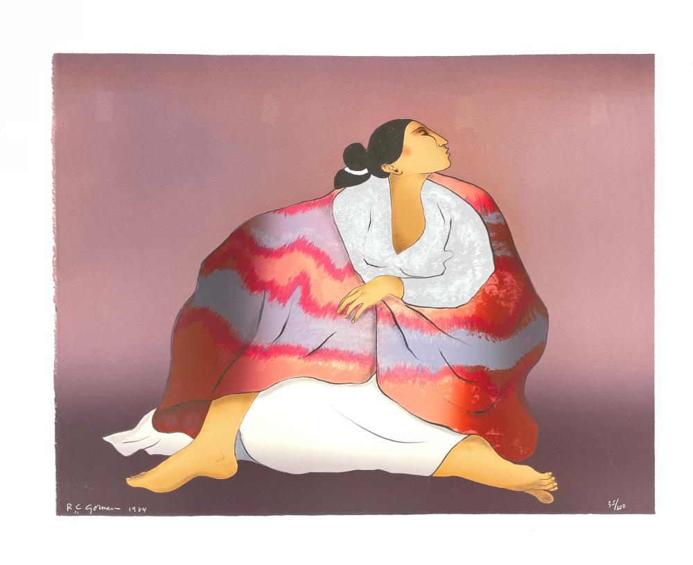 R.C. GORMAN "LOVILLA" LITHOGRAPH