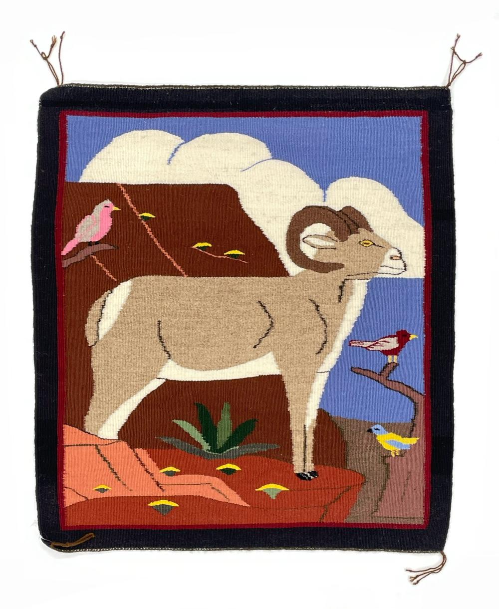 JONNIE BEGAY DINE NAVAJO PICTORIAL WEAVING