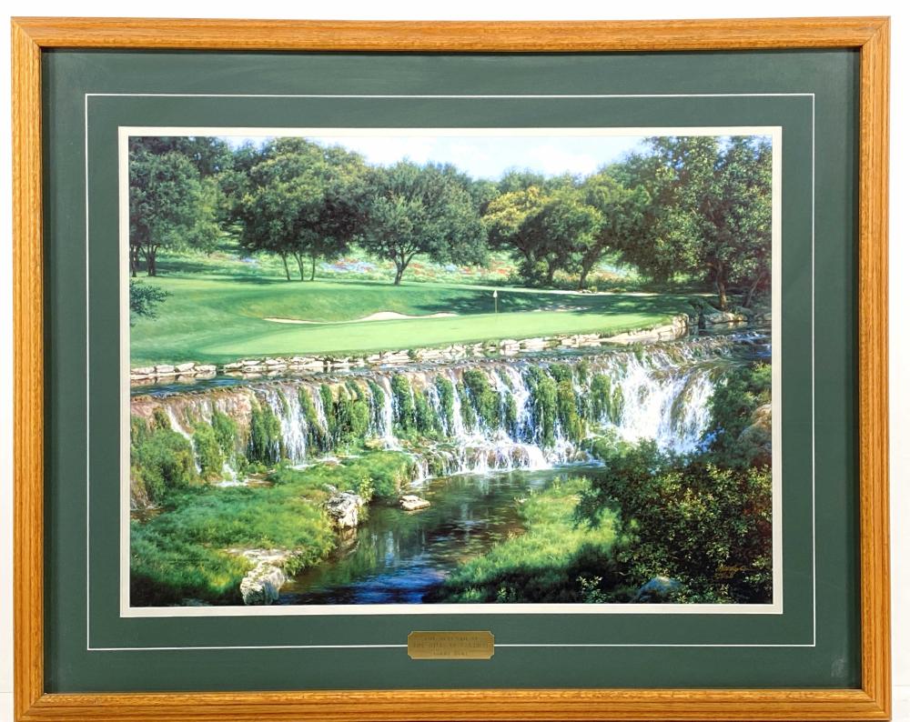 Larry Dyke 7th at Hills of Lakeway Lithograph