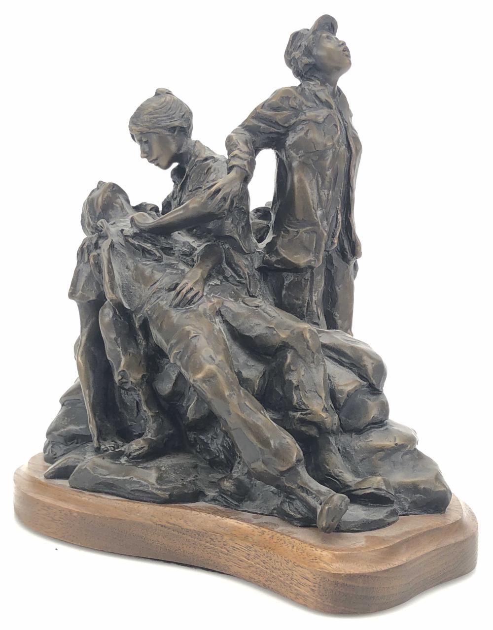 GLENNA GOODACRE "VIETNAM WAR MEMORIAL" BRONZE