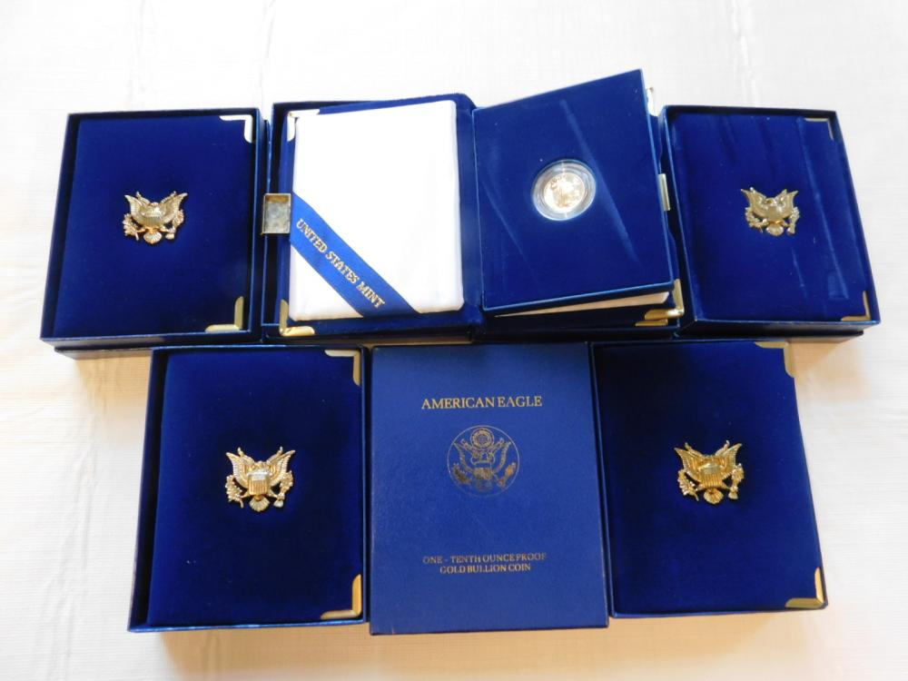 7 Gold American Eagle Coins image