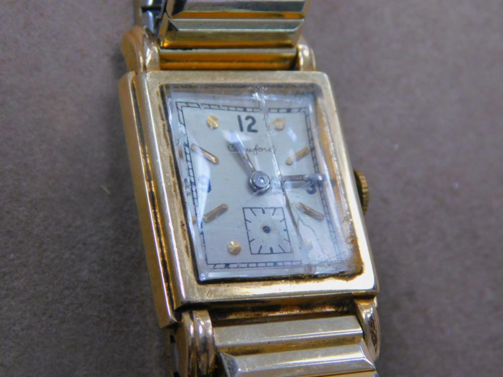 Gents 14k YG Crawford Wrist Watch