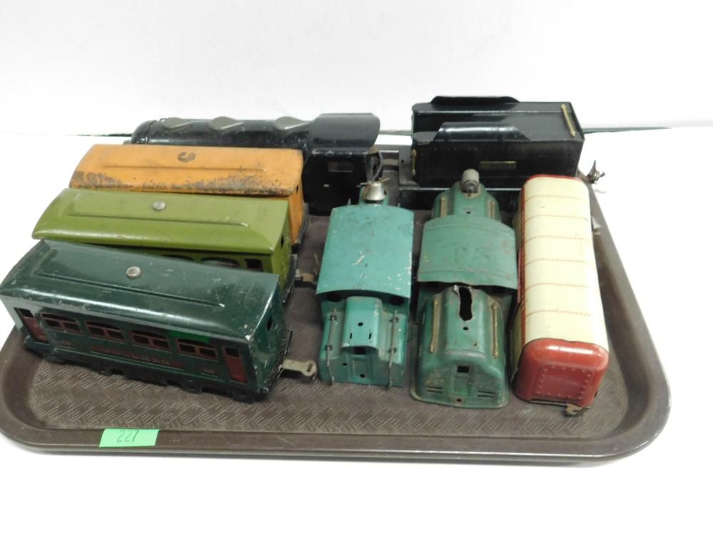 Lot-Assorted Train Car Bodies