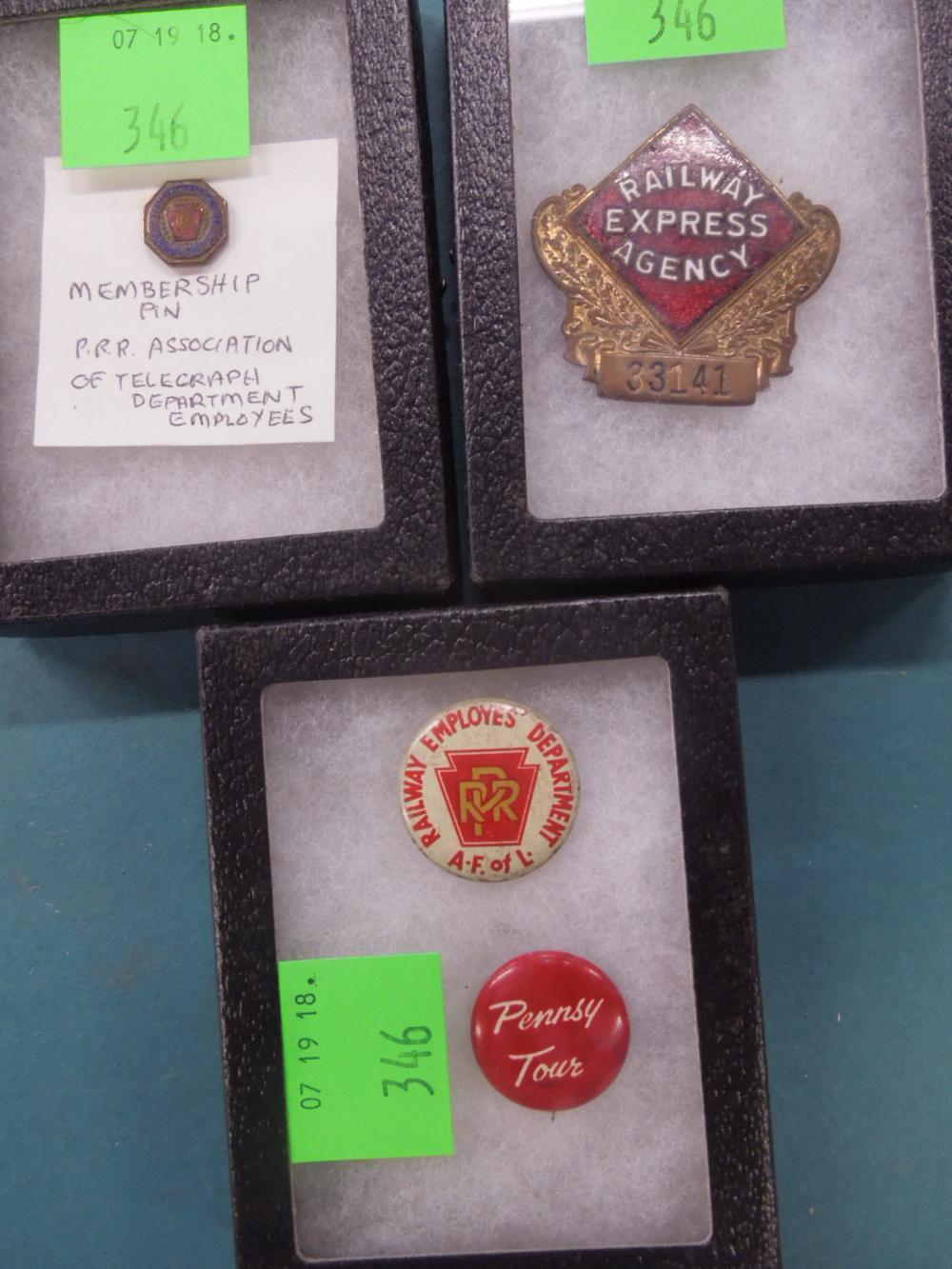 P.R.R. & Other Buttons & Pins