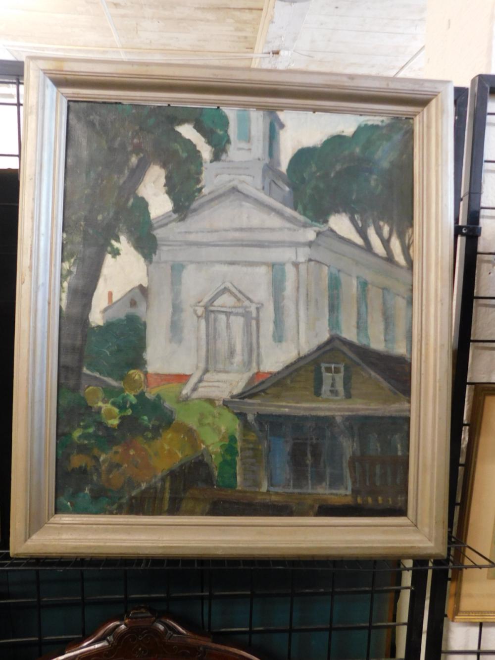 Oscar Gieberich, American, 1886-1954, Church