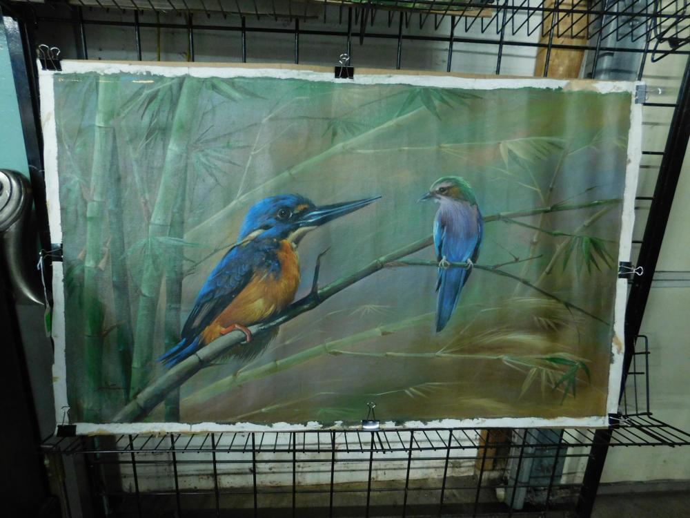 Santkaan Signed Birds Painting