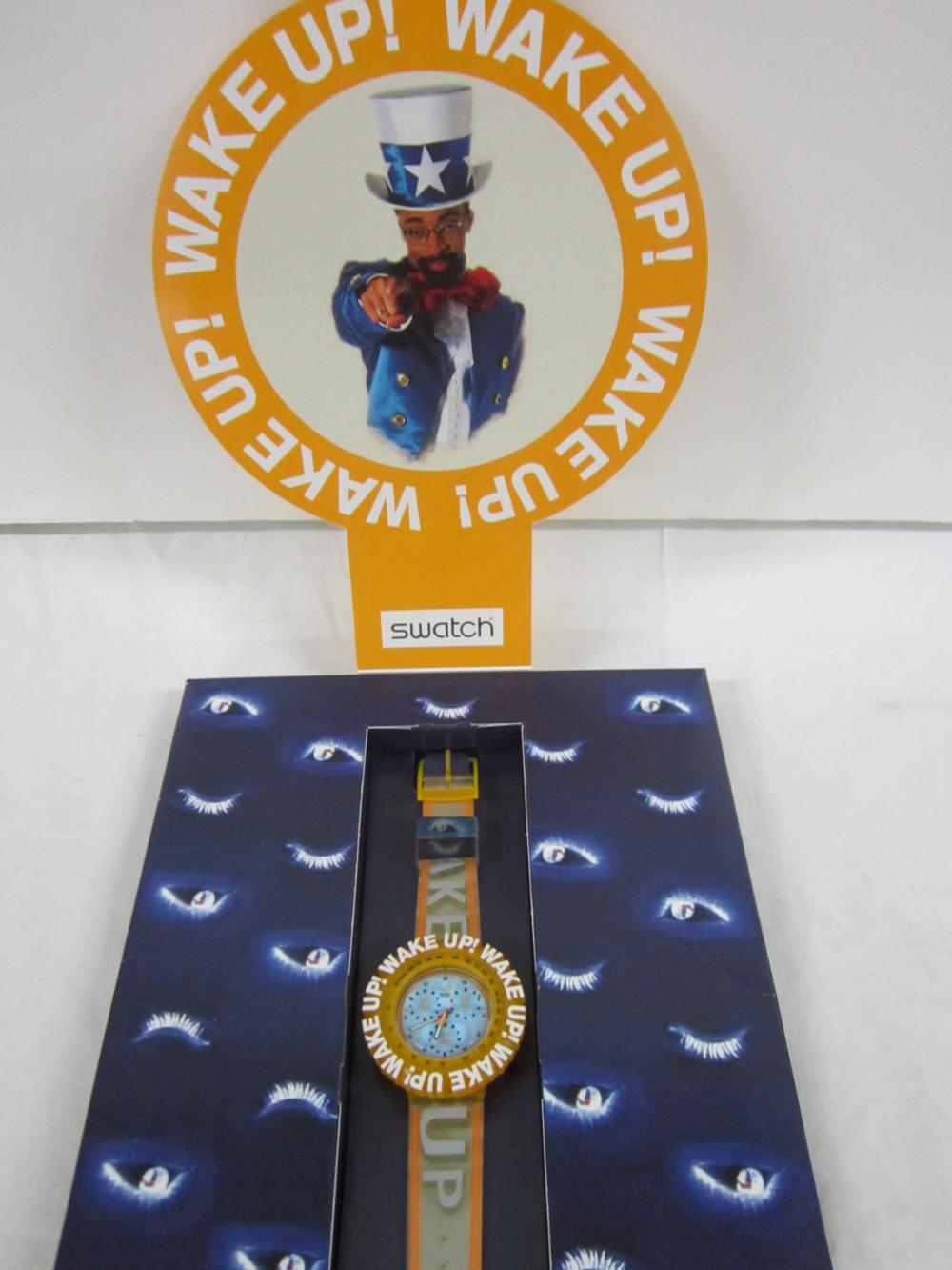 Spike Lee "Wake Up" Swatch Watch
