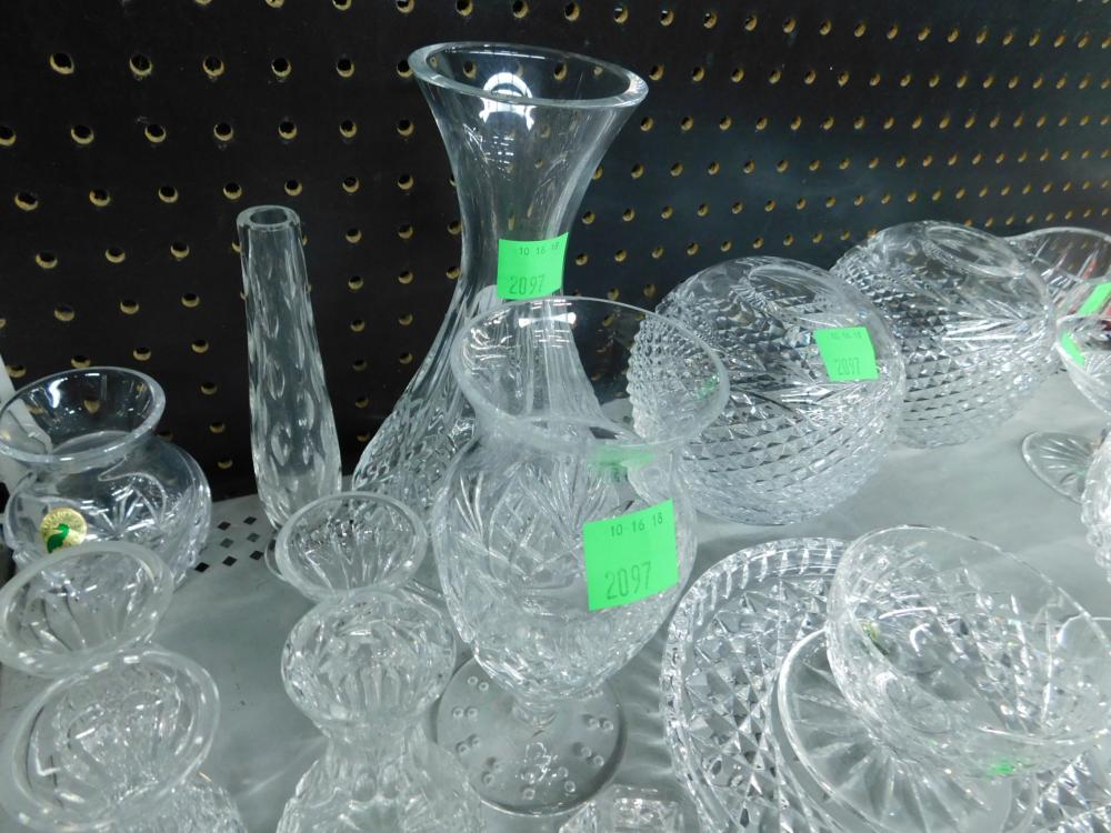 Large lot Waterford Crystal
