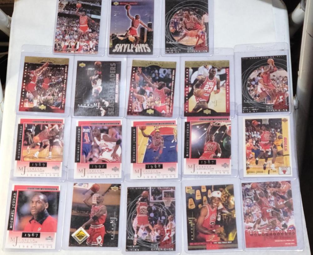 Michael Jordan Career Collection Upper Deck Cards